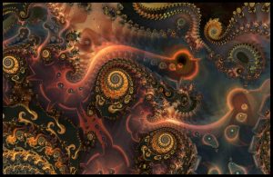 3D Brown Mandelbrot Fractal